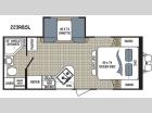 Floorplan - 2015 Dutchmen RV Kodiak Express 223RBSL Express