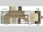 Floorplan - 2016 Keystone RV Cougar Half-Ton Series 24SABWE