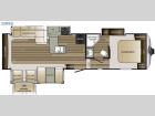 Floorplan - 2016 Keystone RV Cougar X-Lite 29RES