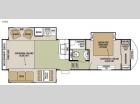 Floorplan - 2016 Forest River RV Cedar Creek Silverback 29RE