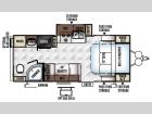 Floorplan - 2016 Forest River RV Flagstaff Micro Lite 23FBKS