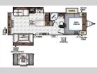 Floorplan - 2016 Forest River RV Flagstaff Super Lite 27RLWS