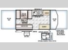 Floorplan - 2016 Forest River RV Rockwood Freedom Series 2280BH