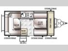 Floorplan - 2016 Forest River RV Rockwood Hard Side Series A128S