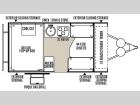 Floorplan - 2016 Forest River RV Rockwood Hard Side Series A192HW