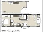 Floorplan - 2016 Forest River RV Quailridge Holiday Cottages 39CBDL Loft