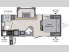 Floorplan - 2016 Keystone RV Premier Ultra Lite 22RBPR