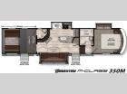Floorplan - 2016 Grand Design Momentum M-Class 350M