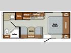 Floorplan - 2016 Gulf Stream RV Vista Cruiser 19RBS