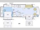 Floorplan - 2016 Winnebago Adventurer 35P