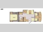 Floorplan - 2016 Fleetwood RV Flair 26D
