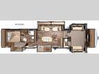 Floorplan - 2016 Highland Ridge RV Open Range Roamer RF376FBH