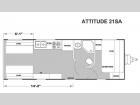 Floorplan - 2016 Eclipse Attitude Metal 21SA