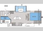 Floorplan - 2016 Jayco White Hawk 25BHS