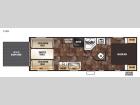 Floorplan - 2016 Forest River RV Cherokee Grey Wolf 22RR