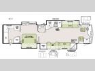 Floorplan - 2016 Tiffin Motorhomes Phaeton 42 LH