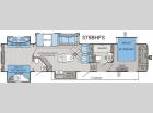 Floorplan - 2016 Jayco North Point 375BHFS