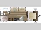 Floorplan - 2016 Keystone RV Cougar Half-Ton Series 28RBKWE