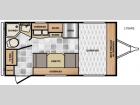 Floorplan - 2016 Winnebago Industries Towables Micro Minnie 1706FB