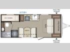 Floorplan - 2016 Keystone RV Bullet Crossfire 2070BH
