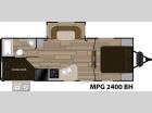 Floorplan - 2016 Cruiser MPG 2400BH