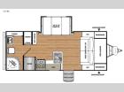 Floorplan - 2016 Forest River RV Vibe Extreme Lite 21FBS