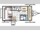 Floorplan - 2016 Forest River RV Rockwood Hard Side High Wall Series 194HW