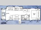 Floorplan - 2007 Keystone RV Passport 285RL