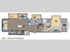 Floorplan - 2016 Shasta RVs Phoenix 35BL