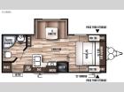 Floorplan - 2016 Forest River RV Wildwood X-Lite 232RBXL