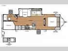 Floorplan - 2016 Forest River RV Vibe 272BHS