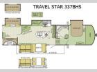 Floorplan - 2016 Starcraft Travel Star 337BHS