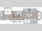 Floorplan - 2016 Palomino Puma Destination 37-PFL