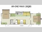 Floorplan - 2017 Starcraft AR-ONE MAXX 28QBS