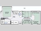 Floorplan - 2016 Thor Motor Coach Chateau 26B