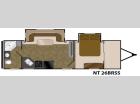 Floorplan - 2017 Heartland North Trail 26BRSS King
