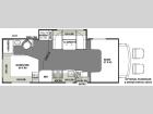 Floorplan - 2017 Coachmen RV Freelander 22QB Ford 350