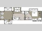 Floorplan - 2006 Gulf Stream RV Prairie Schooner 36 FQS