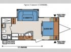 Floorplan - 2017 KZ Spree Connect C220RBK