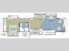 Floorplan - 2007 Holiday Rambler Endeavor 40 SKQ