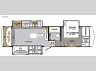 Floorplan - 2017 Forest River RV Cardinal 3250RL
