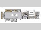 Floorplan - 2017 Forest River RV Cardinal 3850RL