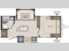 Floorplan - 2017 Keystone RV Bullet 220RBI