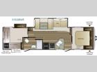 Floorplan - 2017 Keystone RV Cougar Half-Ton Series 31SQBWE