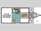Floorplan - 2017 Viking Legend Hardside V12RBST