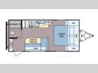Floorplan - 2017 Dutchmen RV Coleman Lantern LT Series 16FB