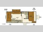 Floorplan - 2017 EverGreen RV I-Go Cloud Series C193BH