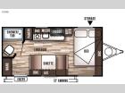 Floorplan - 2017 Forest River RV Wildwood X Lite FS 185RB