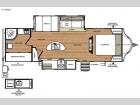 Floorplan - 2017 Forest River RV Vibe 279RBS