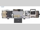 Floorplan - 2017 Keystone RV Raptor 422SP